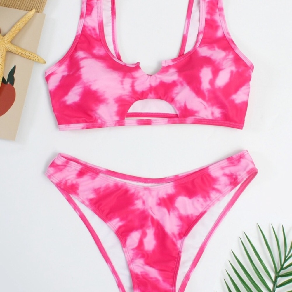 Shein tie dye swimsuit